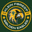 Close-up view of Klein Forest High School Golden Eagles Classic Unisex Forest Green T-shirt 239