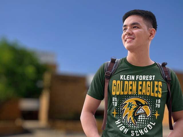 Klein Forest High School Golden Eagles Classic Unisex T-shirts All Products Page