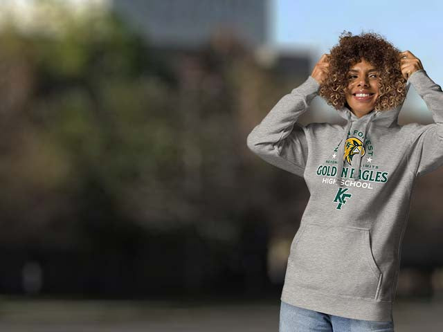 Klein Forest High School Golden Eagles Premium Unisex Hoodies All Products Page