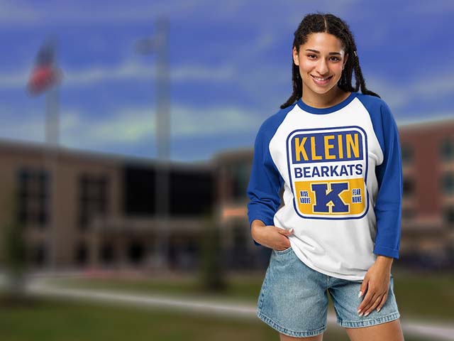 Klein High School Bearkats Raglan T-shirts All Products Page