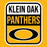 Close-up view of Klein Oak High School Panthers Classic Unisex Gold T-shirt 001