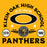 Close-up view of Klein Oak High School Panthers Classic Unisex Gold T-shirt 208