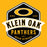 Close-up view of Klein Oak High School Panthers Classic Unisex Gold T-shirt 209