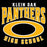 Close-up view of Klein Oak High School Panthers Women's Black SoftStyle T-shirt 213
