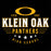 Close-up view of Klein Oak High School Panthers Classic Unisex Black T-shirt 217