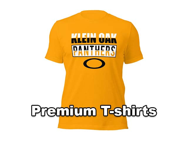 Premium T-shirts - Klein Oak High School Panthers