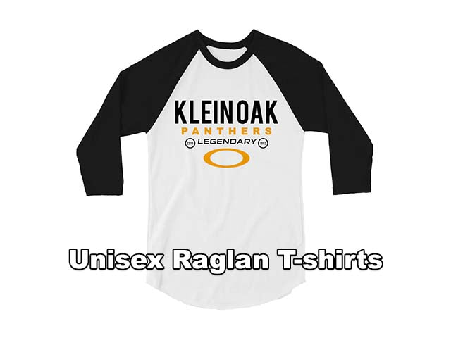 Raglan T-shirts - Klein Oak high School Panthers