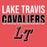 Close-up view of Lake Travis High School Cavaliers Women's Relaxed Fit T-shirt 024