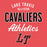 Close-up view of Lake Travis High School Cavaliers Women's Relaxed Fit T-shirt 034