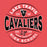 Close-up view of Lake Travis High School Cavaliers Women's Relaxed Fit T-shirt 218