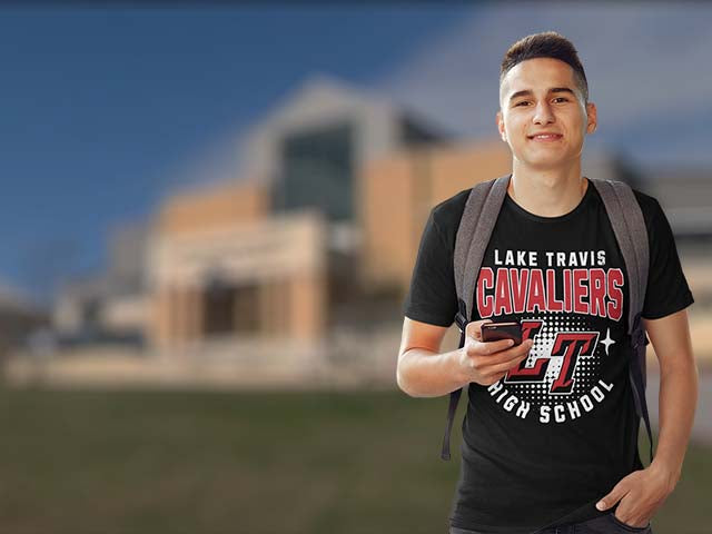 Lake Travis High School Cavaliers Premium T-shirts All Products Page