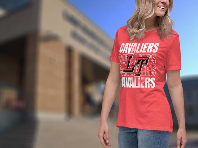 Lake Travis High School Cavaliers Women's T-shirts All Products Page