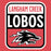 Close-up view of Langham Creek High School Lobos Women's Relaxed Fit T-shirt 001
