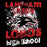 Close-up view of Langham Creek High School Lobos Black Classic Unisex T-shirt 205