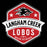 Close-up view of Langham Creek High School Lobos Black Classic Unisex T-shirt 209