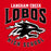 Close-up view of Langham Creek High School Lobos Red Classic Unisex T-shirt 213