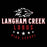 Close-up view of Langham Creek High School Lobos Black Classic Unisex T-shirt 217