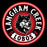 Close-up view of Langham Creek High School Lobos Black Classic Unisex T-shirt 220