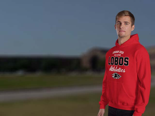Langham Creek High School Lobos Classic Unisex Hoodies All Products Page