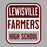 Lewisville High School Sports Grey Classic T-shirt 01