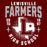 Close-up view of Lewisville High School Farmers Maroon Classic Unisex Hoodie 204