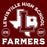 Close-up view of Lewisville High School Farmers Maroon Classic Unisex T-shirt 208