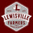 Close-up view of Lewisville High School Farmers Maroon Premium Unisex Hoodie 209