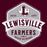 Close-up view of Lewisville High School Farmers Maroon Classic Unisex Hoodie 209
