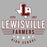 Close-up view of Lewisville High School Farmers Grey Premium Unisex Hoodie 217