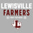 Close-up view of Lewisville High School Farmers Women's Relaxed Fit T-shirt 003