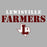 Close-up view of Lewisville High School Farmers Women's Relaxed Fit T-shirt 017