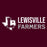Close-up view of Lewisville High School Farmers Maroon Classic Unisex T-shirt 200