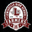 Close-up view of Lewisville High School Farmers Unisex 3/4 Sleeve Raglan T-shirt 212