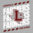 Close-up view of Lewisville High School Farmers Women's Relaxed Fit T-shirt 223