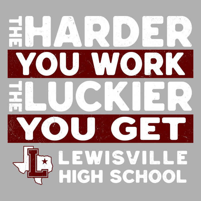 Close-up view of Lewisville High School Farmers Women's Relaxed Fit T-shirt 238