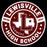Close-up view of Lewisville High School Farmers Unisex 3/4 Sleeve Raglan T-shirt 239