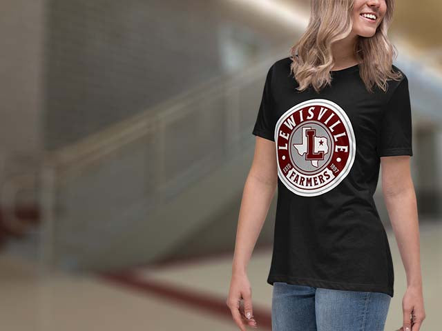 Lewisville High School Farmers Women's T-shirts All Products Page