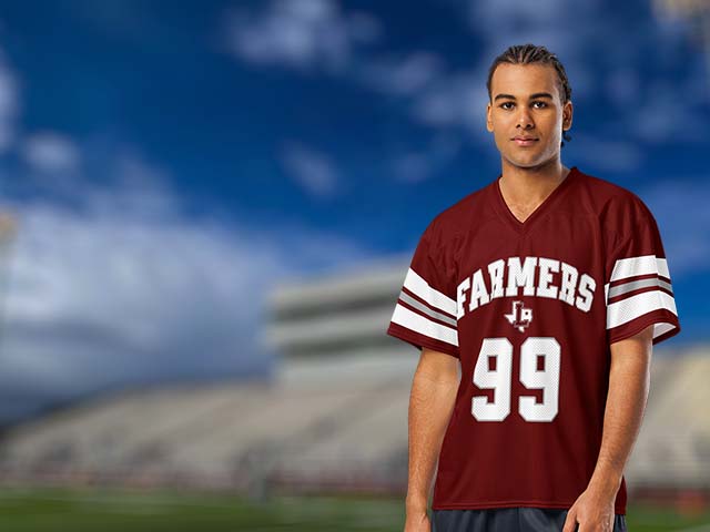 Lewisville high School Farmers Football Jerseys All Products Page