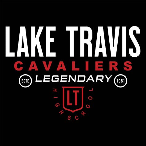 Lake Travis High School Black Classic Hoodie 03