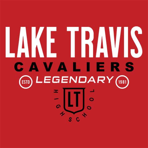 Lake Travis High School Red Classic T-shirt 03