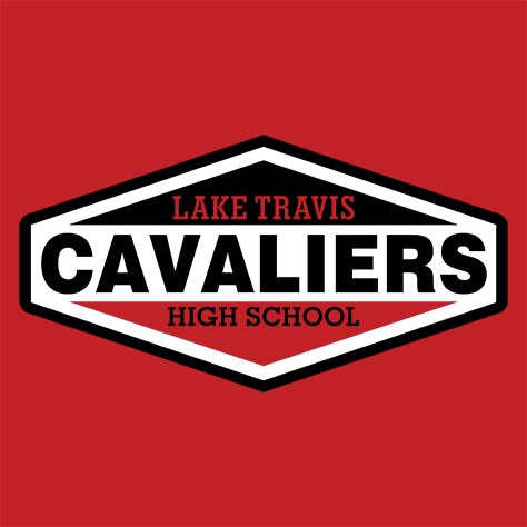 Lake Travis High School Women's Red T-shirt 09