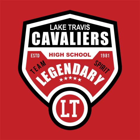 Lake Travis High School Red Classic T-shirt 14