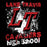 Close-up view of Lake Travis High School Cavaliers Black Premium Unisex T-shirt 205