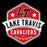 Close-up view of Lake Travis High School Cavaliers Black Classic Unisex T-shirt 209