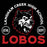 Close-up view of Langham Creek High School Lobos Black Classic Unisex Hoodie 208