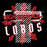 Close-up view of Langham Creek High School Lobos Black Classic Unisex T-shirt 210