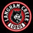 Close-up view of Langham Creek High School Lobos Black Premium Unisex Hoodie 220