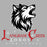 Close-up view of Langham Creek High School Lobos Unisex 3/4 sleeve Raglan T-shirt 224