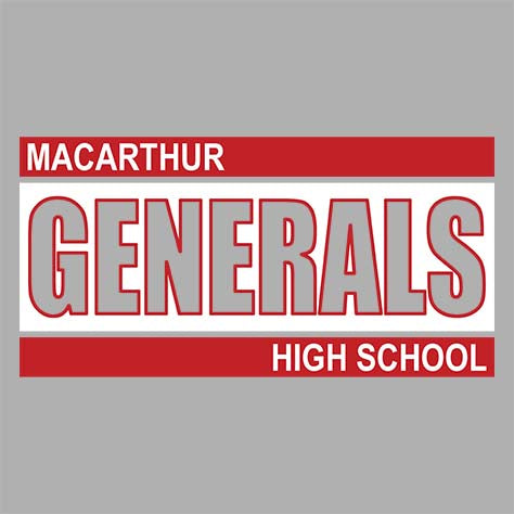 MacArthur High School Sports Grey Classic Hoodie 98