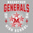 Close-up view of MacArthur High School Generals Grey Premium Unisex Hoodie 204